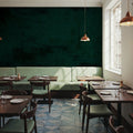 Teal Textures Mural Wallpaper - room preview 06