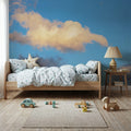 Sunny Day Clouds Mural Wallpaper - room preview 06