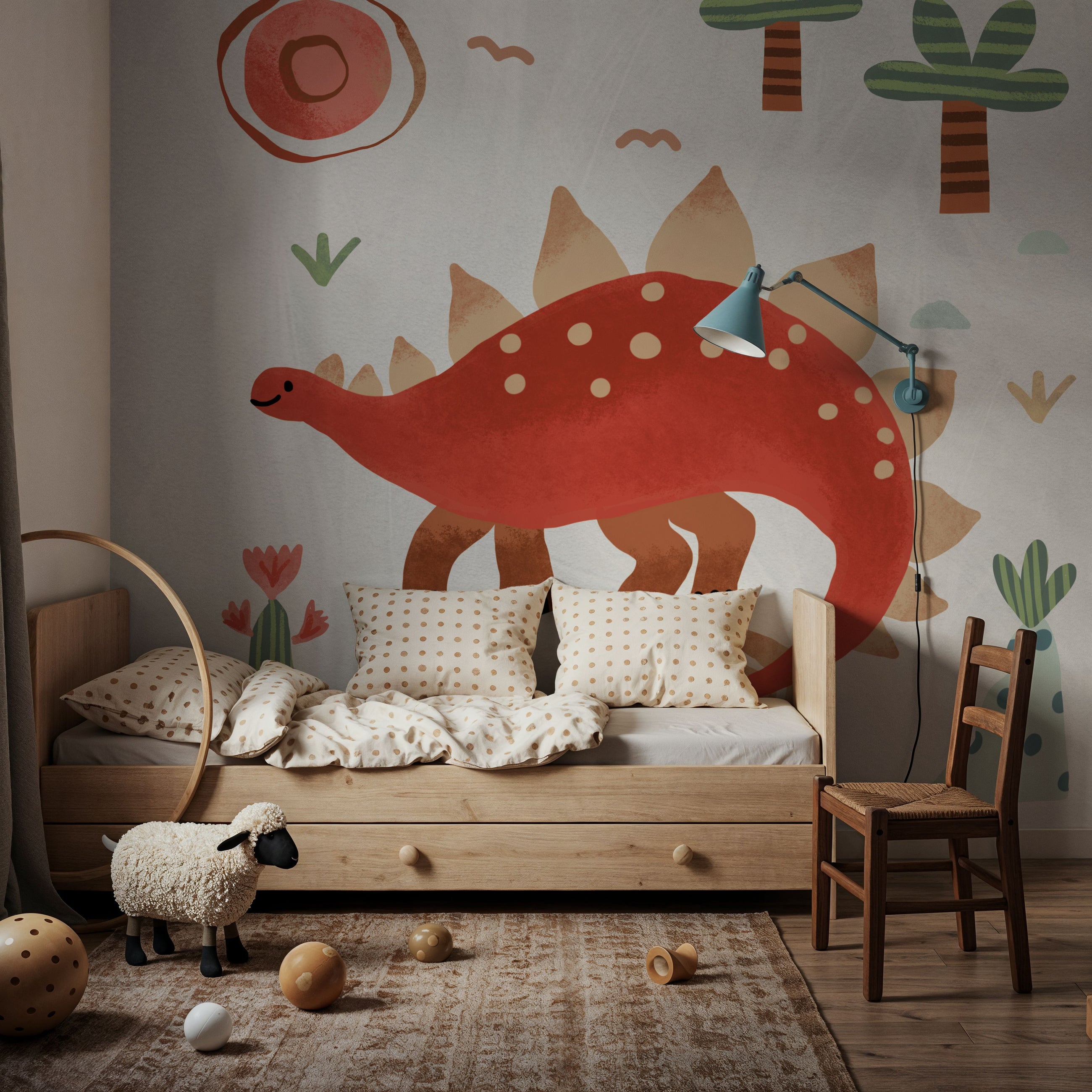 Dino Fun II Mural Wallpaper