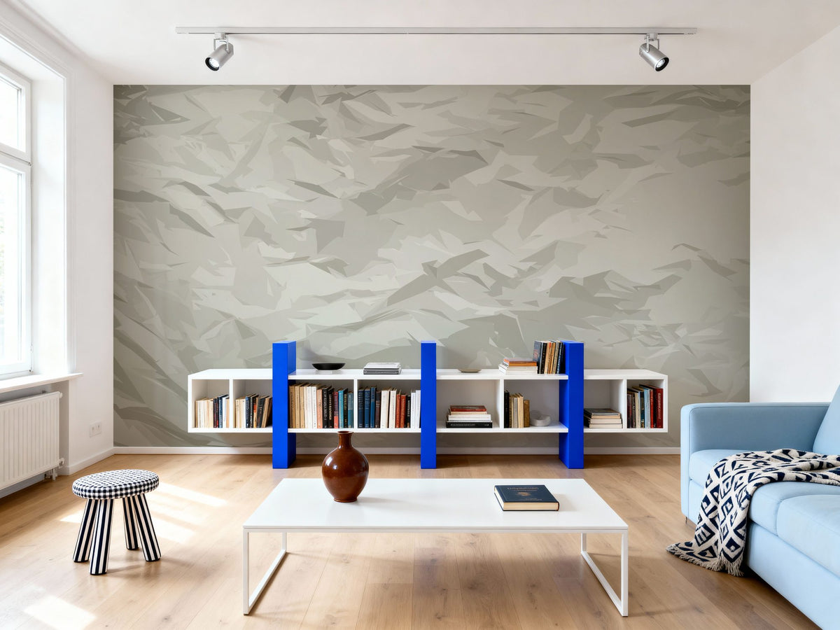 Origami Mountains Mural Wallpaper - room preview 06