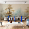 Painted Woodland Mural Wallpaper - room preview 06