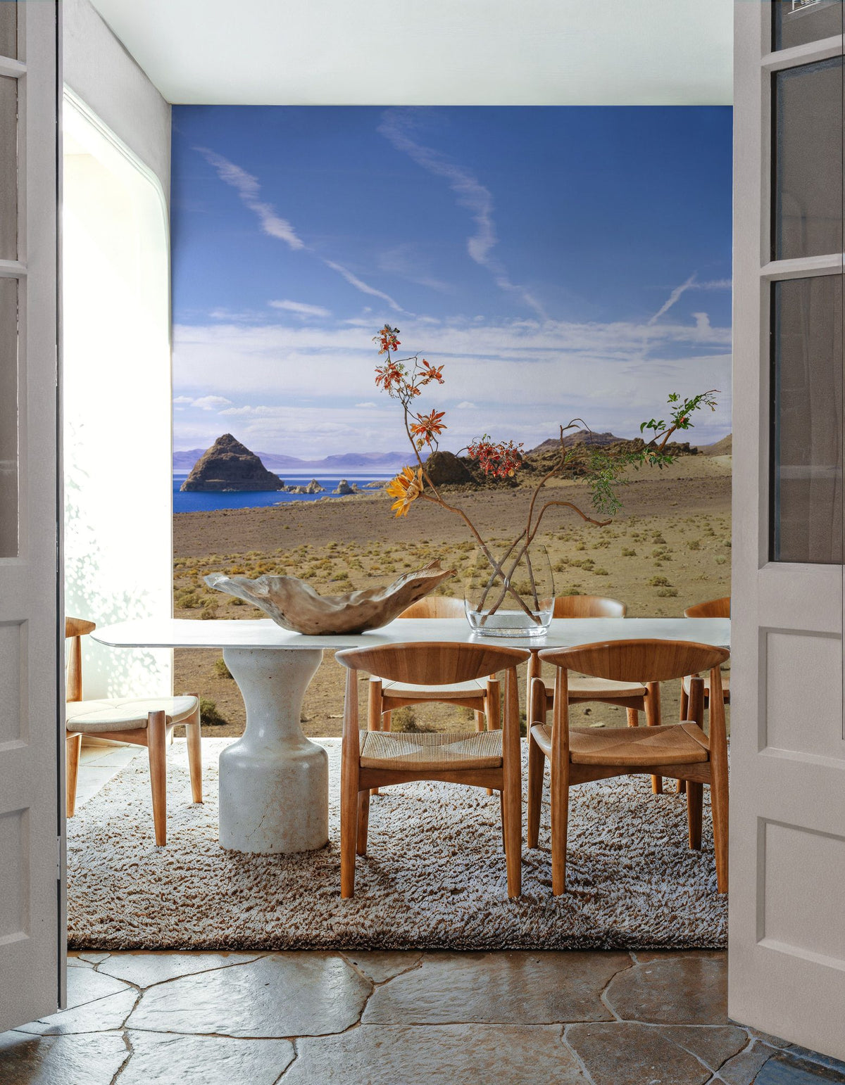 Desert Lake Journey Mural Wallpaper - room preview 06