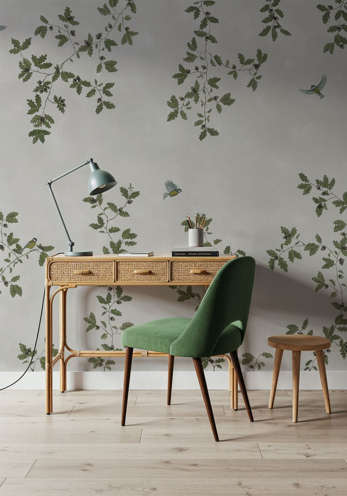 Oak Hollow, Cloud Mural Wallpaper - room preview 06