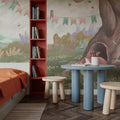 Oak Hill Slumber, Morning Fog Mural Wallpaper - room preview 06