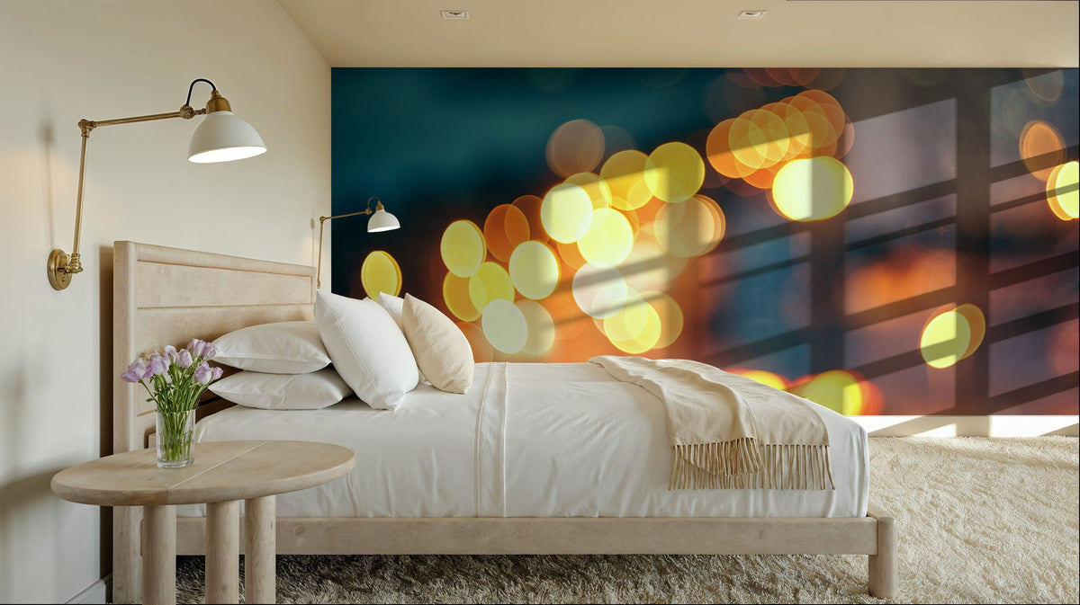 Street Lights Mural Wallpaper - room preview 06