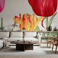 Tanigami Tulips Mural Wallpaper - room preview 06