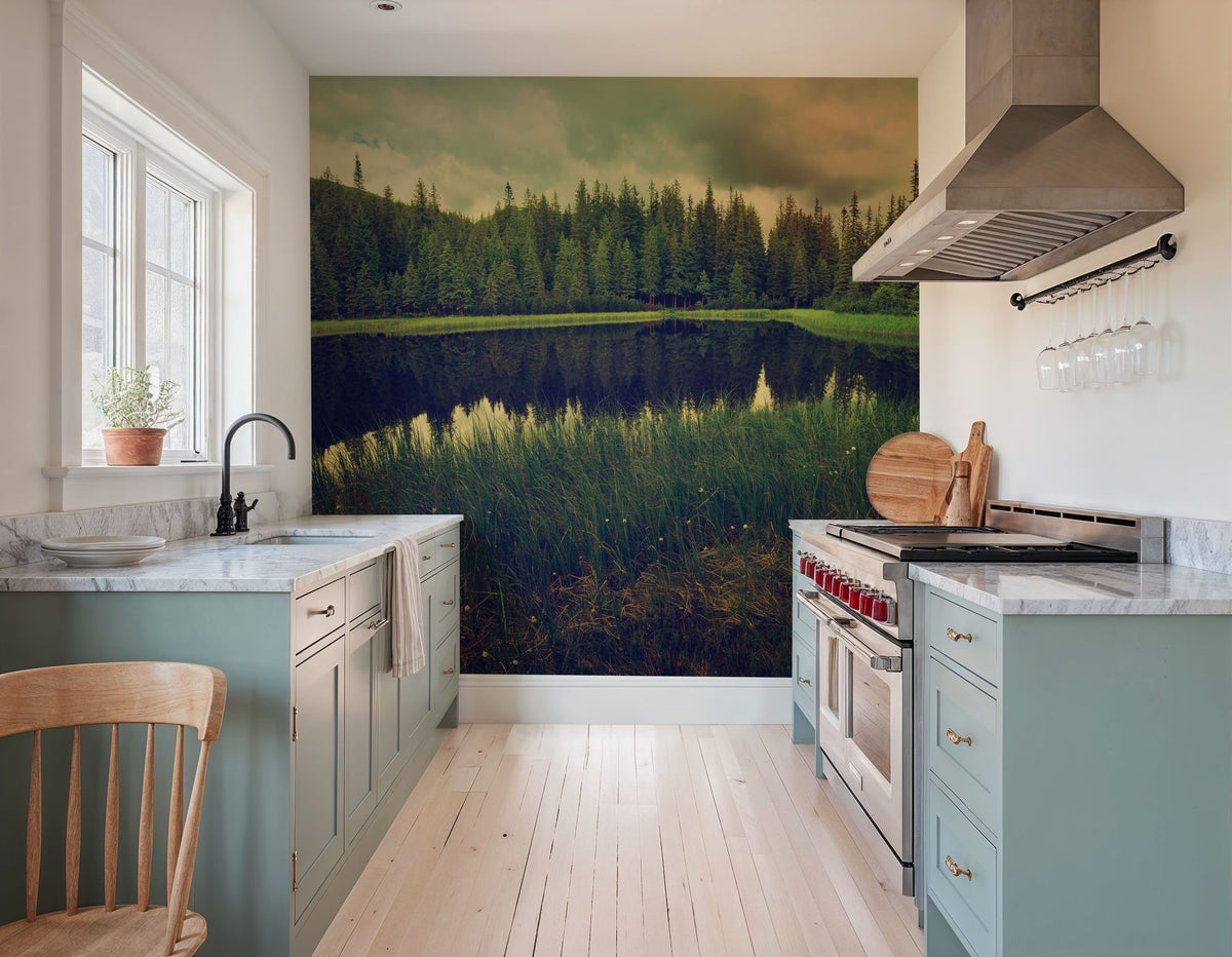 Secret Lake Mural Wallpaper - room preview 06