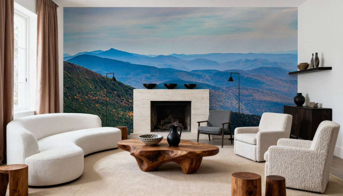 Rolling Forest Vista Mural Wallpaper - room preview 06
