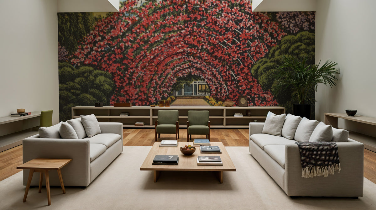 Rose Arbor Mural Wallpaper - room preview 06