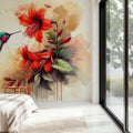 Dance of Hummingbird Mural Wallpaper - room preview 06