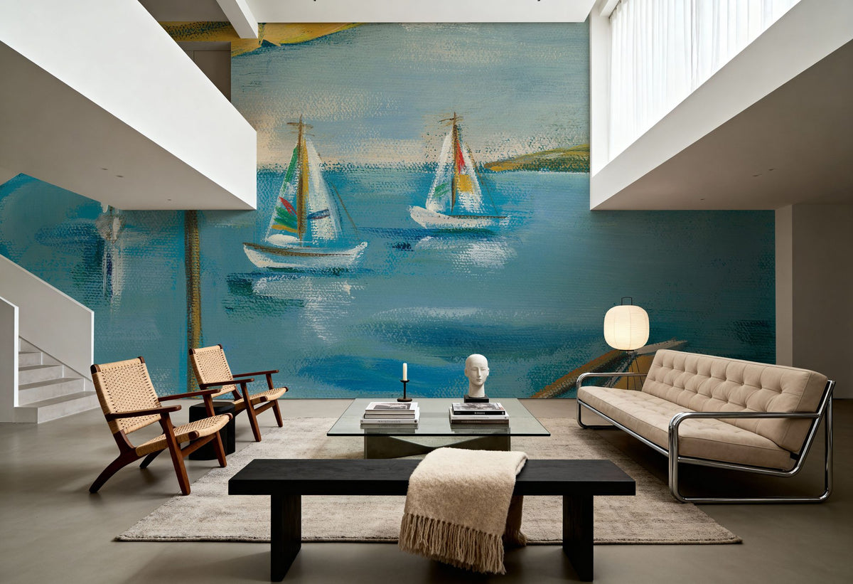 Turquoise Bay II Mural Wallpaper - room preview 06