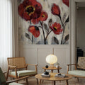 Floral Simplicity Mural Wallpaper - room preview 06