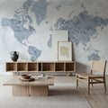 World Map Cities - Jacques Mural Wallpaper - room preview 06