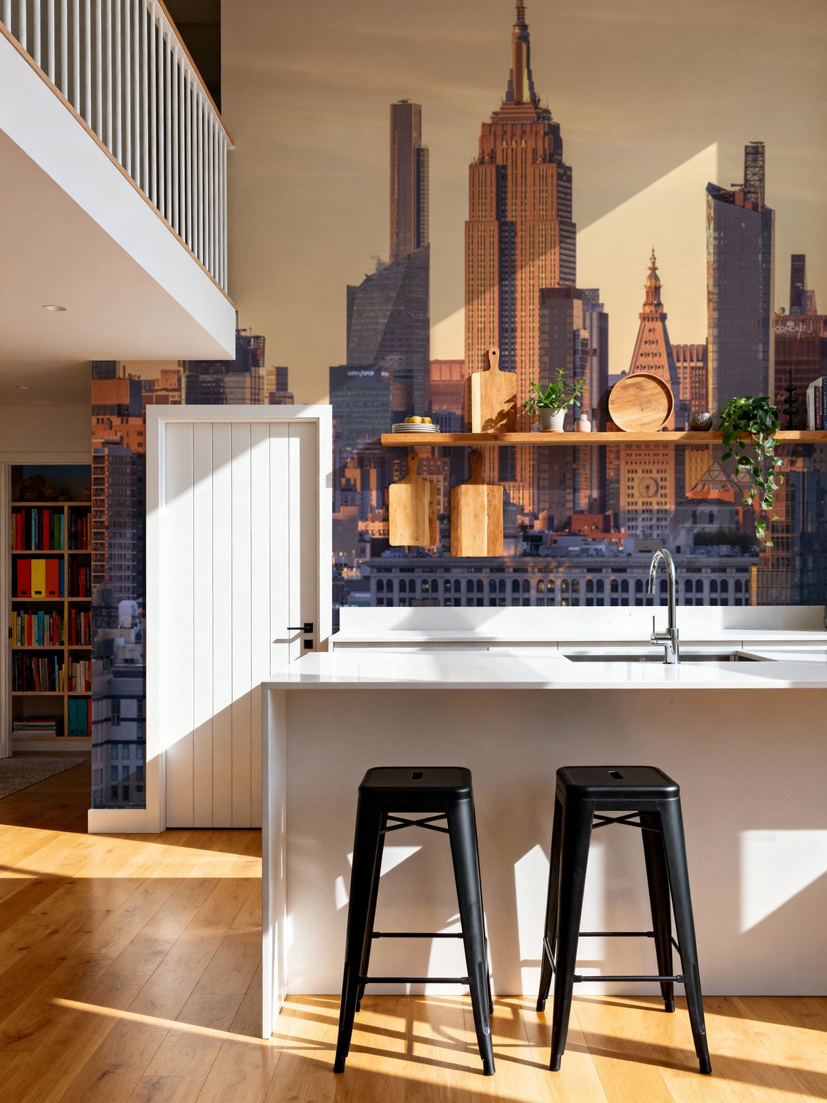 Midtown Sunsets Mural Wallpaper - room preview 06