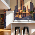 Midtown Sunsets Mural Wallpaper - room preview 06
