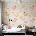 Cute Ducklings Mural Wallpaper - room preview 06