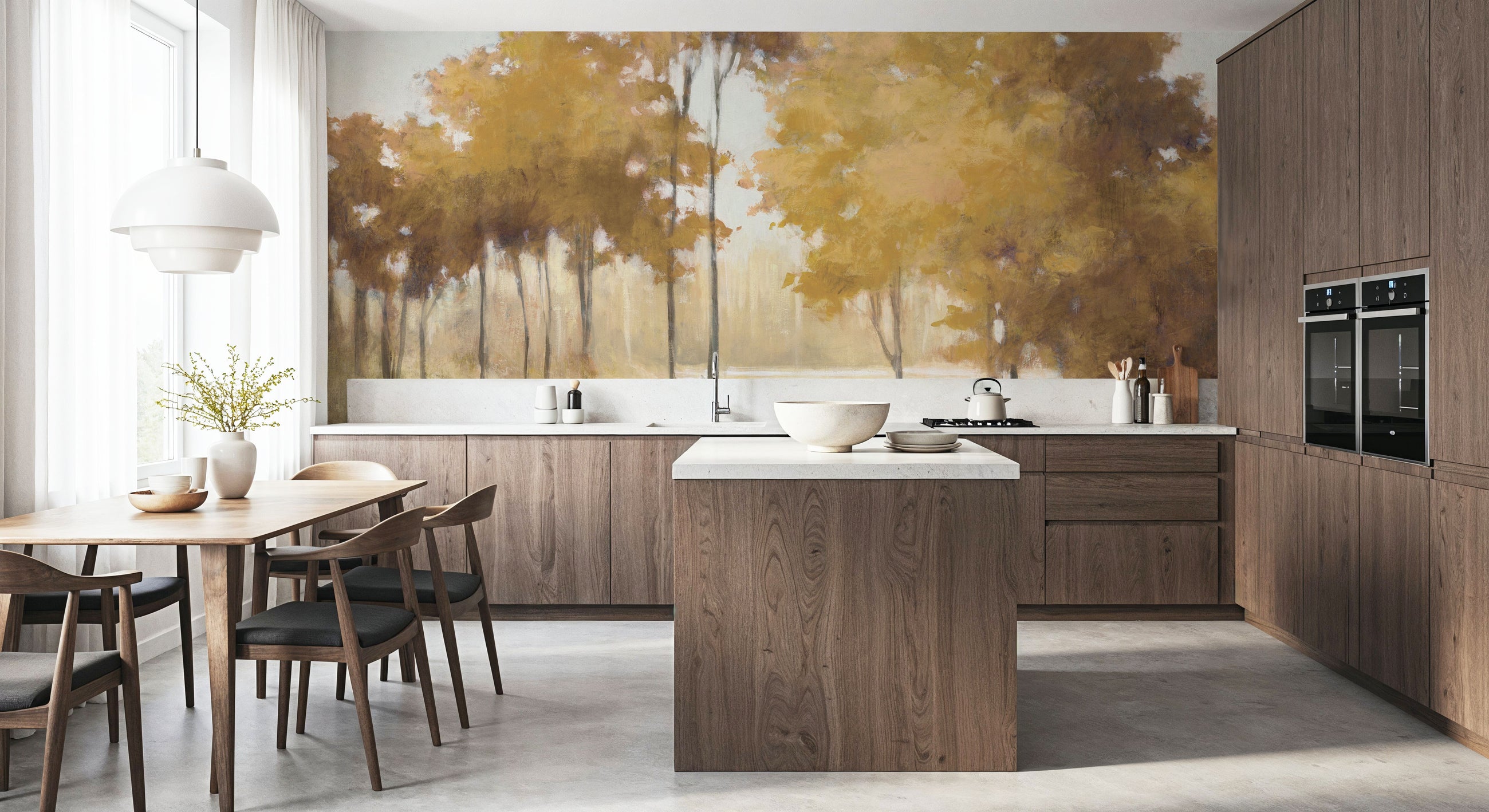 Autumn Lake I Mural Wallpaper