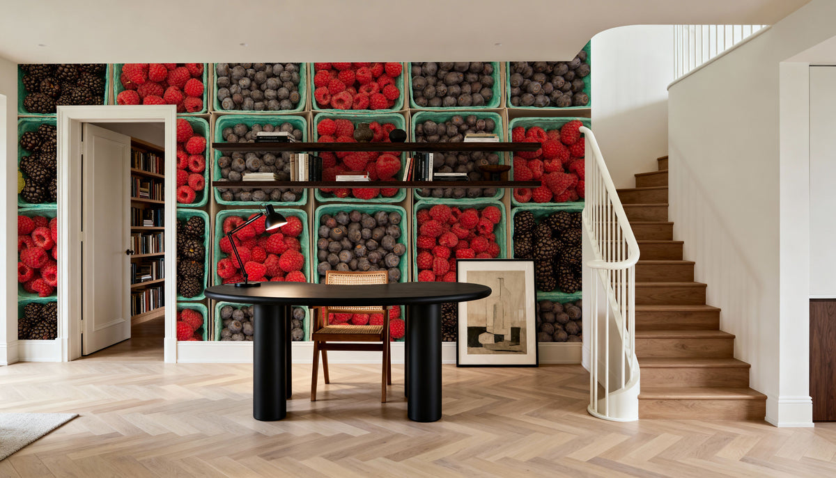 More Berries Please Mural Wallpaper - room preview 06