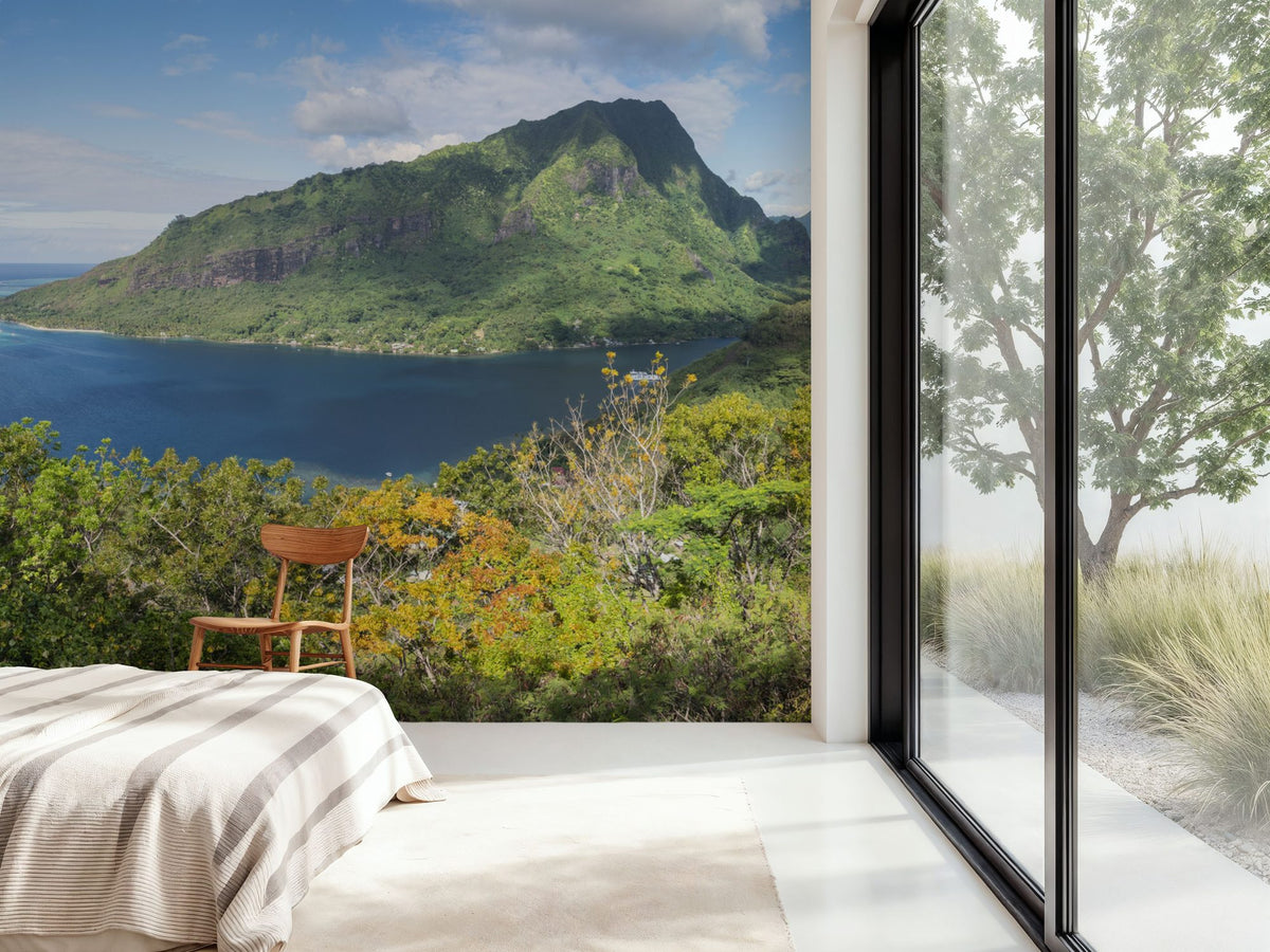 Opunohu Bay Mural Wallpaper - room preview 06