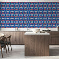 Seafood Shanty Blue V Mural Wallpaper - room preview 06