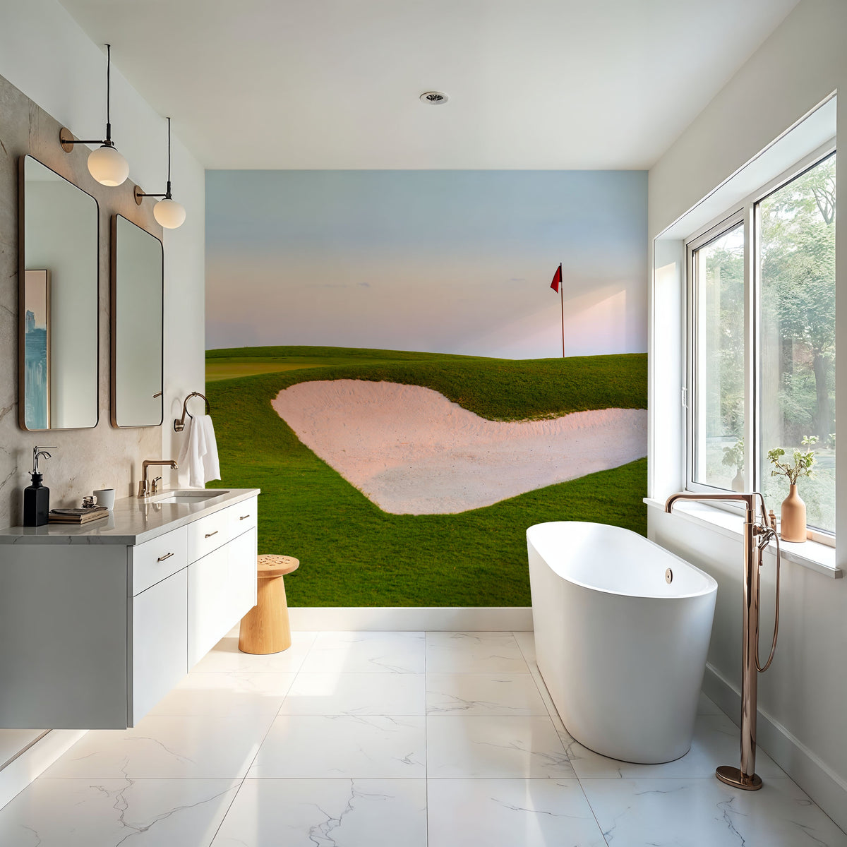 I Love Bunkers Mural Wallpaper - room preview 06