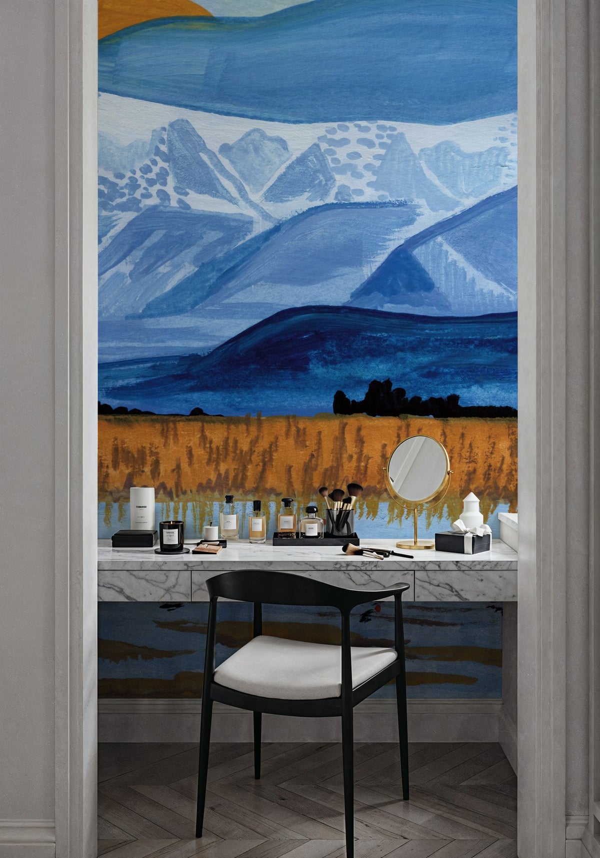Winter Lake Mural Wallpaper - room preview 06