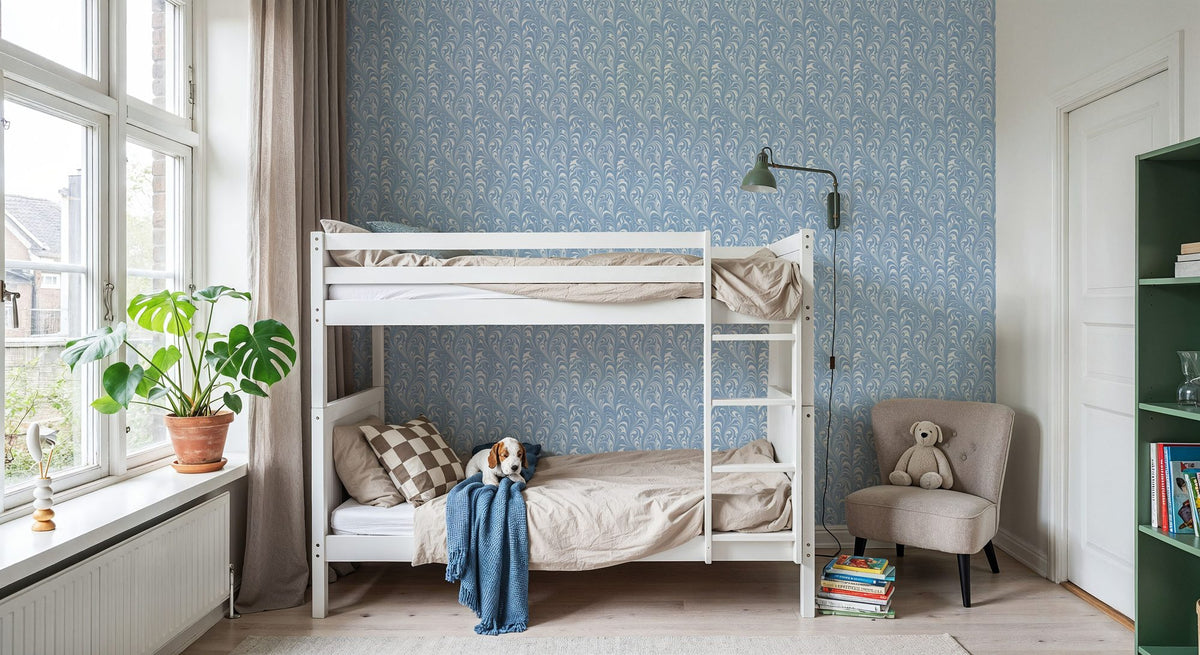 Marbelized Flow, Sky Mural Wallpaper - room preview 06