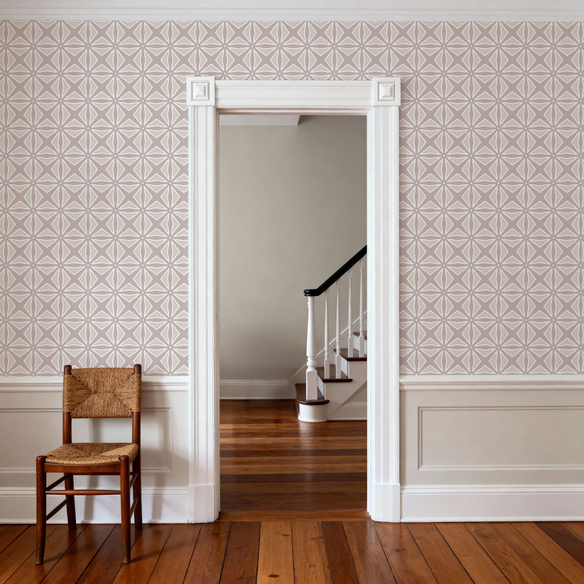 Zelij Map Mural Wallpaper - room preview 06