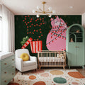 Mischief Kitty Christmas III Mural Wallpaper - room preview 06