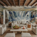 Cascade - Watercolor Landscapes Series Mural Wallpaper - room preview 06