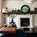 Zadar Croatia Skyline Black & White Mural Wallpaper - room preview 06