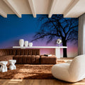 Sunset Tree Mural Wallpaper - room preview 06