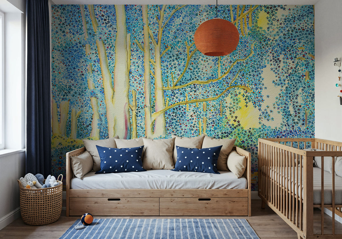 Celestial Grove Mural Wallpaper - room preview 06