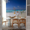 Tranquil Turquoise Shores Mural Wallpaper - room preview 06