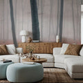 Red Autumn Leaves Mural Wallpaper - room preview 06