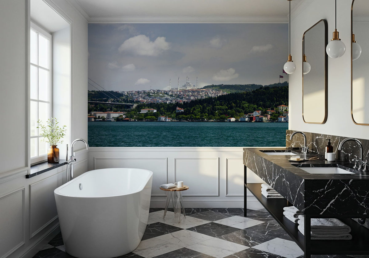 Istanbul Horizon Mural Wallpaper - room preview 06