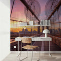 Brooklyn Bridge At Sunrise Pt. II Mural Wallpaper - room preview 06