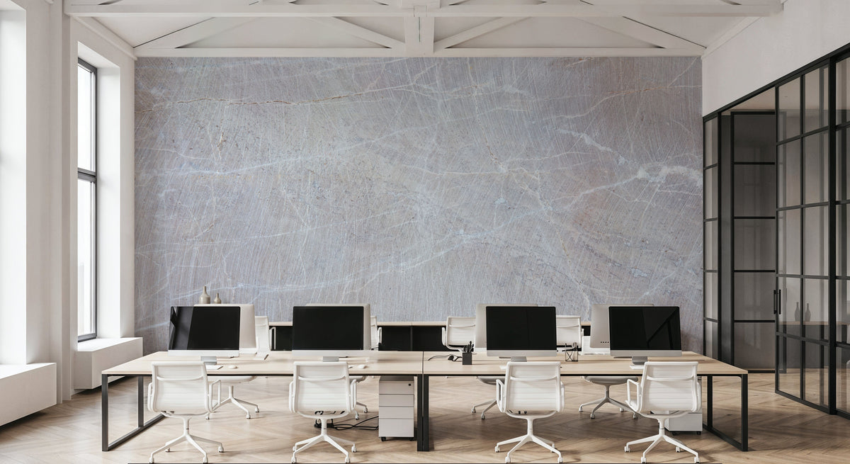 Scratched Stone Mural Wallpaper - room preview 06
