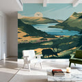 Travel Lake Windermere Mural Wallpaper - room preview 06