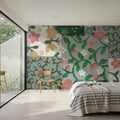 Quilted Floral III Mural Wallpaper - room preview 06