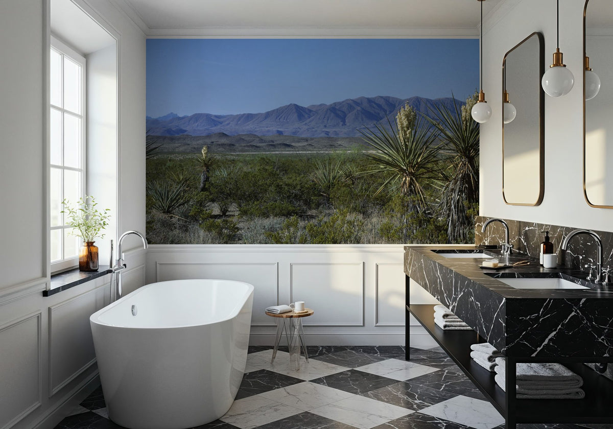 Desert Yucca Vista Mural Wallpaper - room preview 06