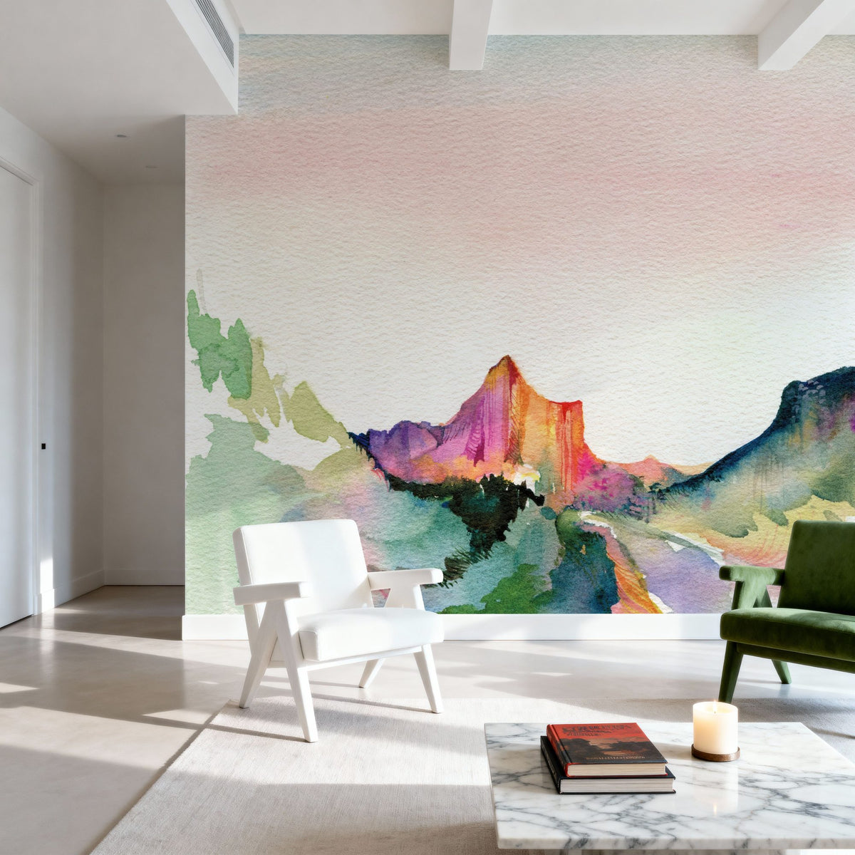 Sedona Sunset Mural Wallpaper - room preview 06