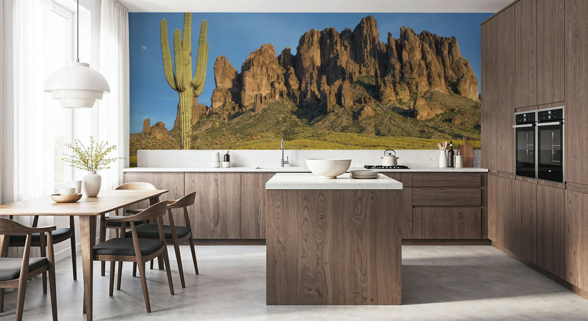 Superstition Mountains Mural Wallpaper - room preview 06