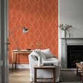 Harvest Time Orange Mural Wallpaper - room preview 06