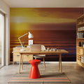 Golden Horizon Mural Wallpaper - room preview 06