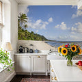 Guam Beach Mural Wallpaper - room preview 06