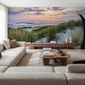 Beach Grass Sunset Mural Wallpaper - room preview 06