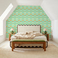Helophite, Orange Mural Wallpaper - room preview 06
