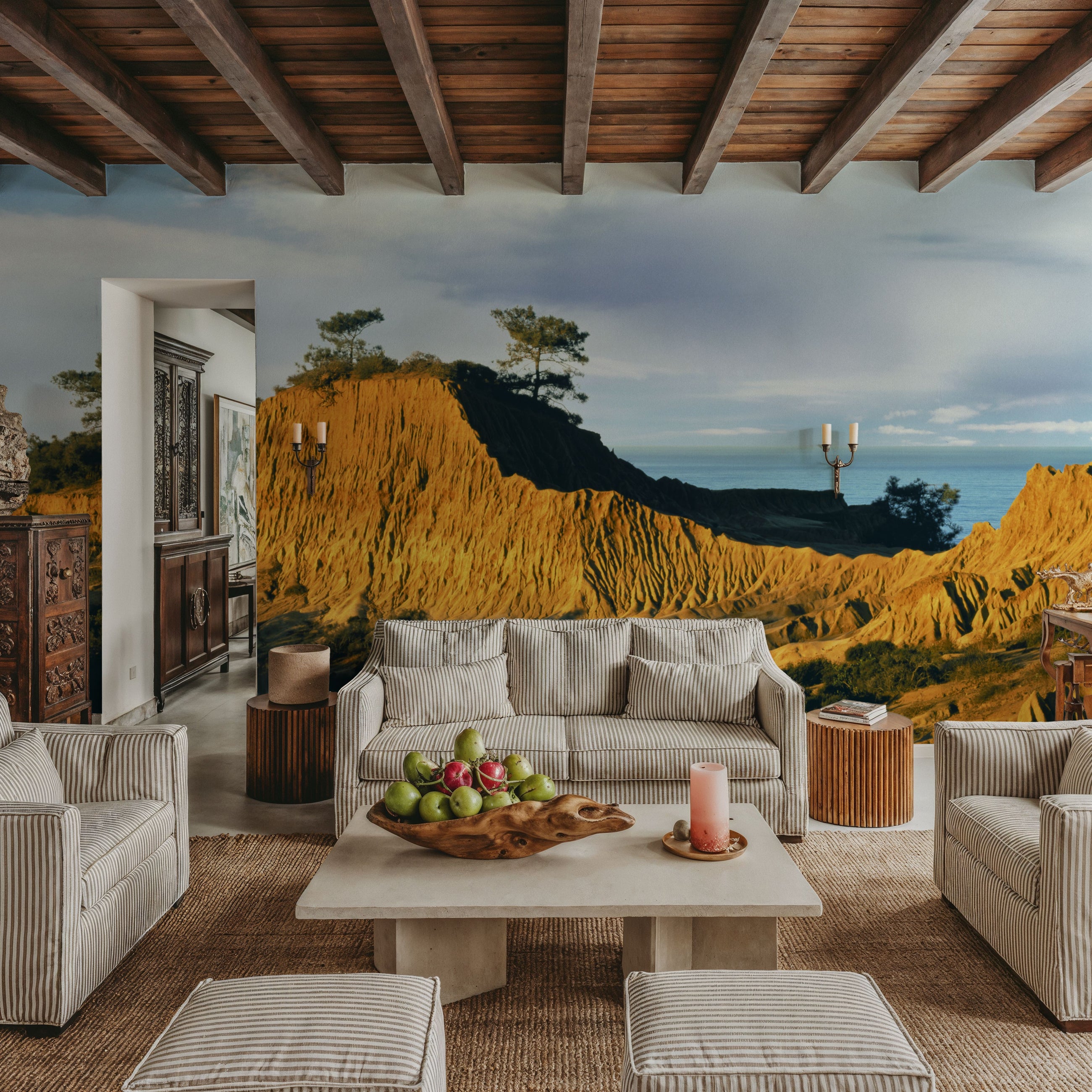 Amber Canyon Coast Mural Wallpaper