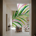 Colorful Tropical Leaf II Mural Wallpaper - room preview 06